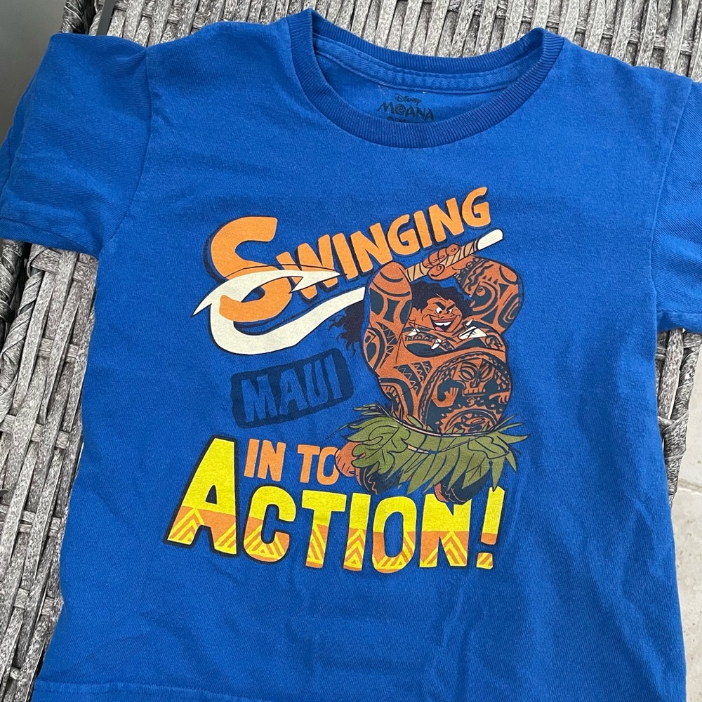 Disney Moana Maui shirt size 4T